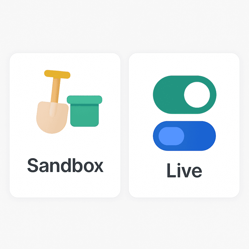 Sandbox & Live Environments